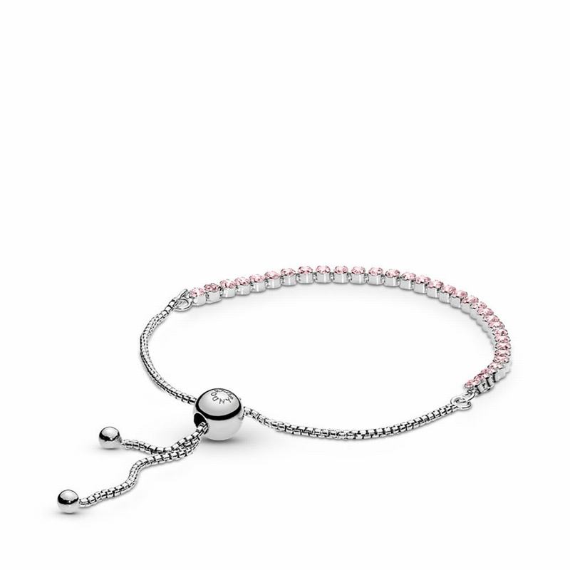 Pandora Pink Sparkling Strand Bracelet Silver Egypt HG7628951
